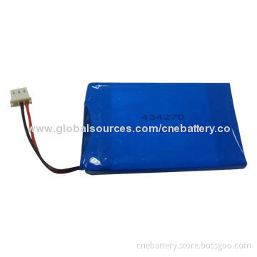 Lithium Polymer Battery, 7.4V, 1,300mAh for Electronic Translators